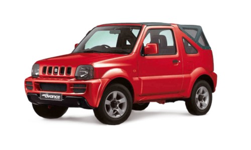 rental-car-greek-ecocars-Suzuki Jimny soft top or similar